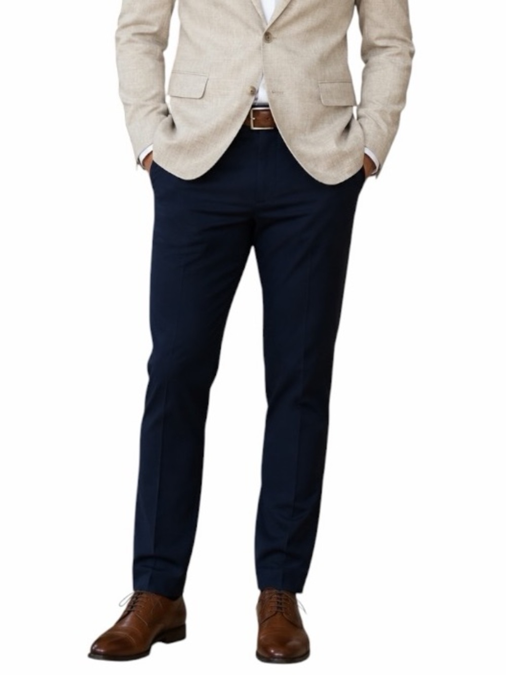 NWT Selected Homme 36R Navy Advanced Tailoring Josh Slim Fit Pants